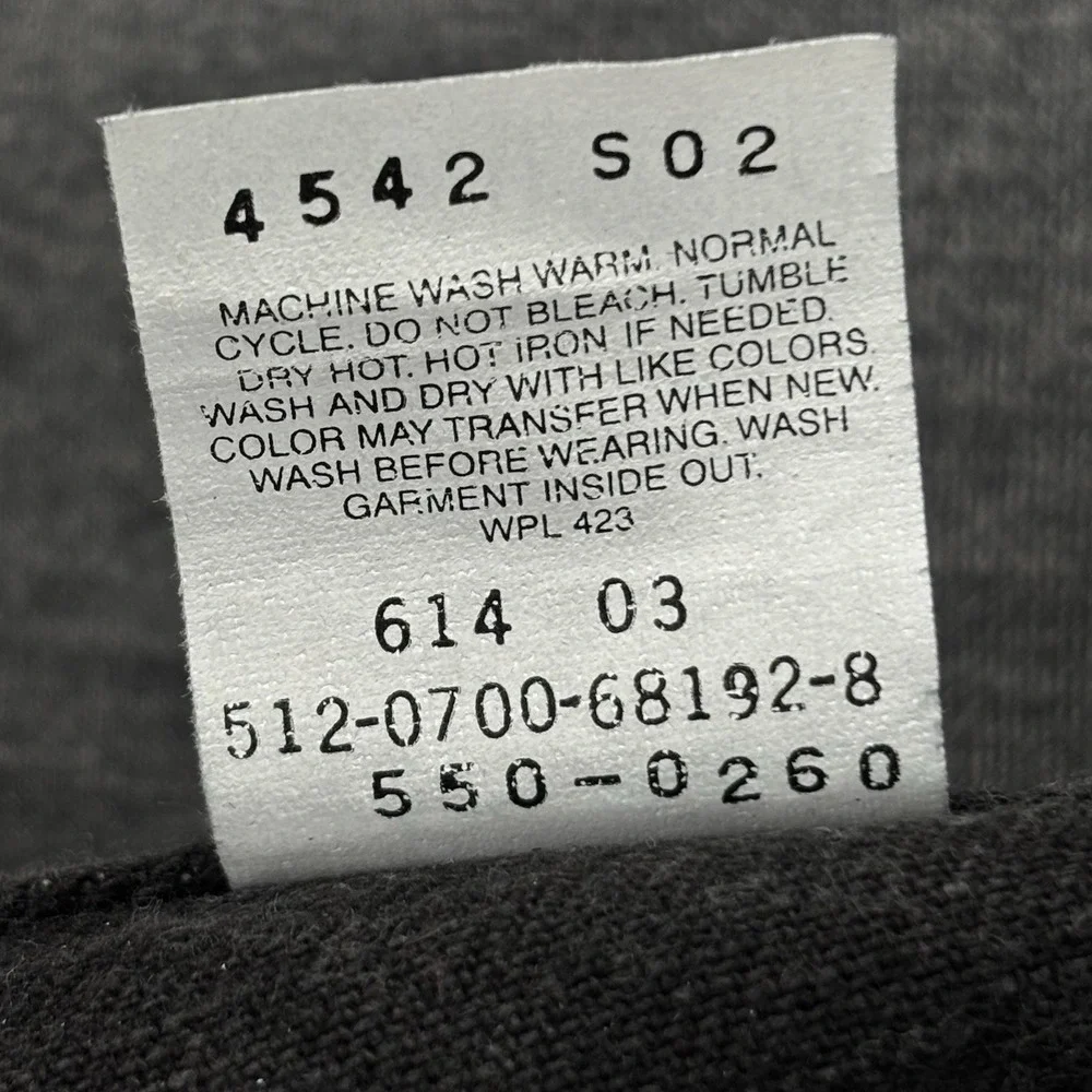 VTG Levi's 550 Jeans Mens 32x32 TAG 34x32 Relaxed Fit Black Made In The USA Y2K